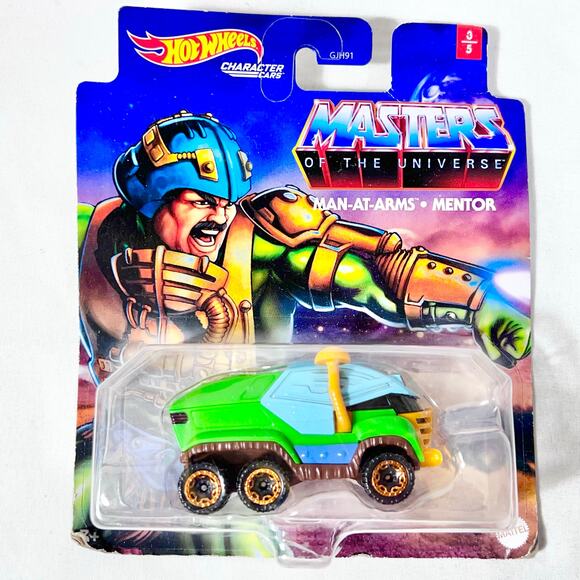 Hot Wheels Carded Lot Of 4 Masters of the Universe Toy Cars New (W) - Picture 5 of 5